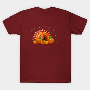 Happy Thanksgiving Pumpkins T-Shirt